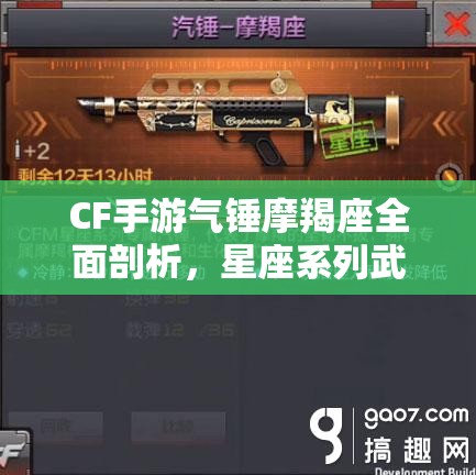 CF手游气锤摩羯座全面剖析，星座系列武器的荣耀巅峰之选