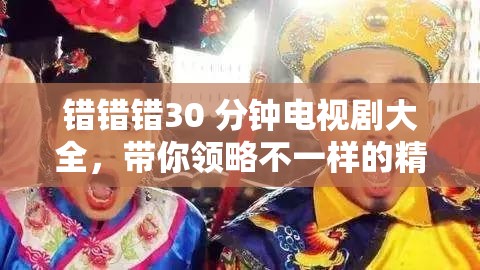 错错错30 分钟电视剧大全，带你领略不一样的精彩