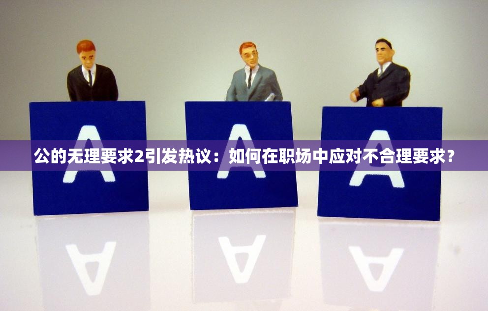 公的无理要求2引发热议：如何在职场中应对不合理要求？