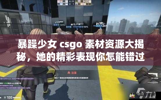 暴躁少女 csgo 素材资源大揭秘，她的精彩表现你怎能错过？