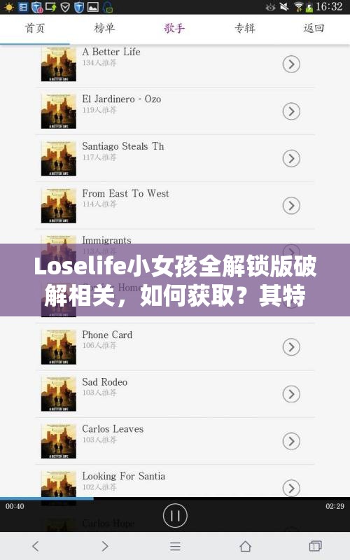 Loselife小女孩全解锁版破解相关，如何获取？其特点与玩法大揭秘