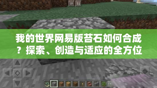 我的世界网易版苔石如何合成？探索、创造与适应的全方位解密