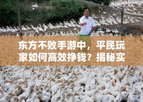 东方不败手游中，平民玩家如何高效挣钱？揭秘实用攻略！