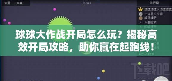 球球大作战开局怎么玩？揭秘高效开局攻略，助你赢在起跑线！