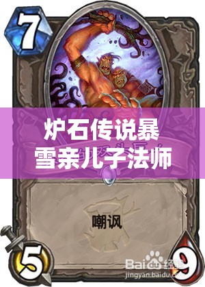 炉石传说暴雪亲儿子法师新卡曝光，两张神卡能否改写职业格局？
